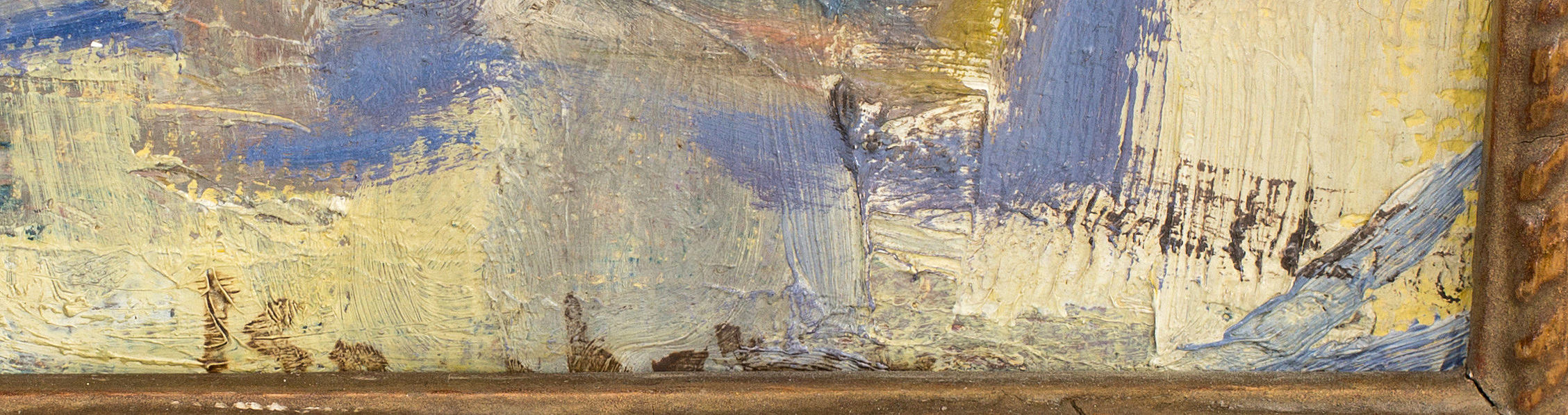UNKNOWN ARTIST, oil on canvas. Unclear signed. - Bukowskis