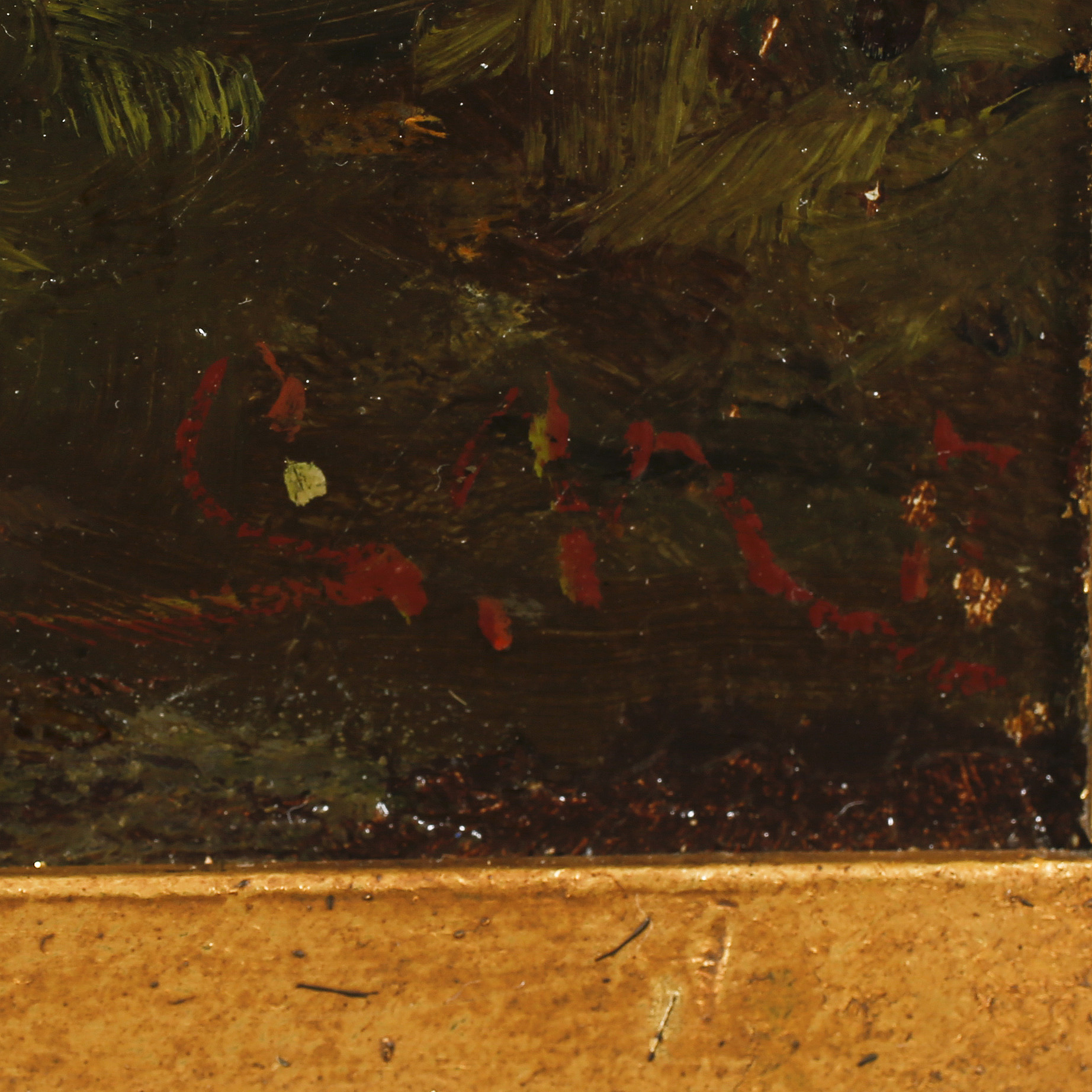 UNKNOWN ARTIST, oil on canvas, signed S.N, late 19th century. - Bukowskis