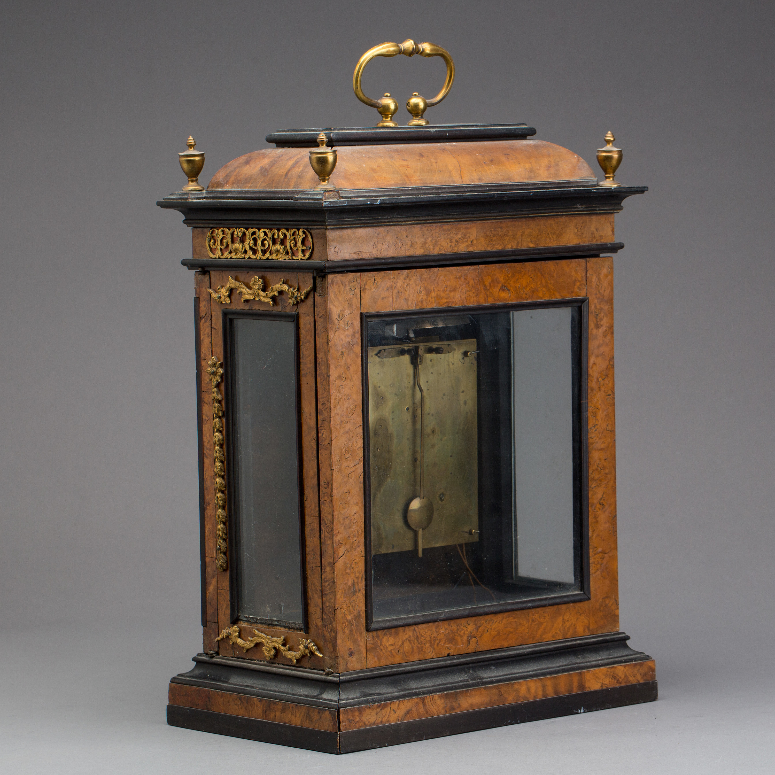 An English 18th century mantle clock. Bukowskis
