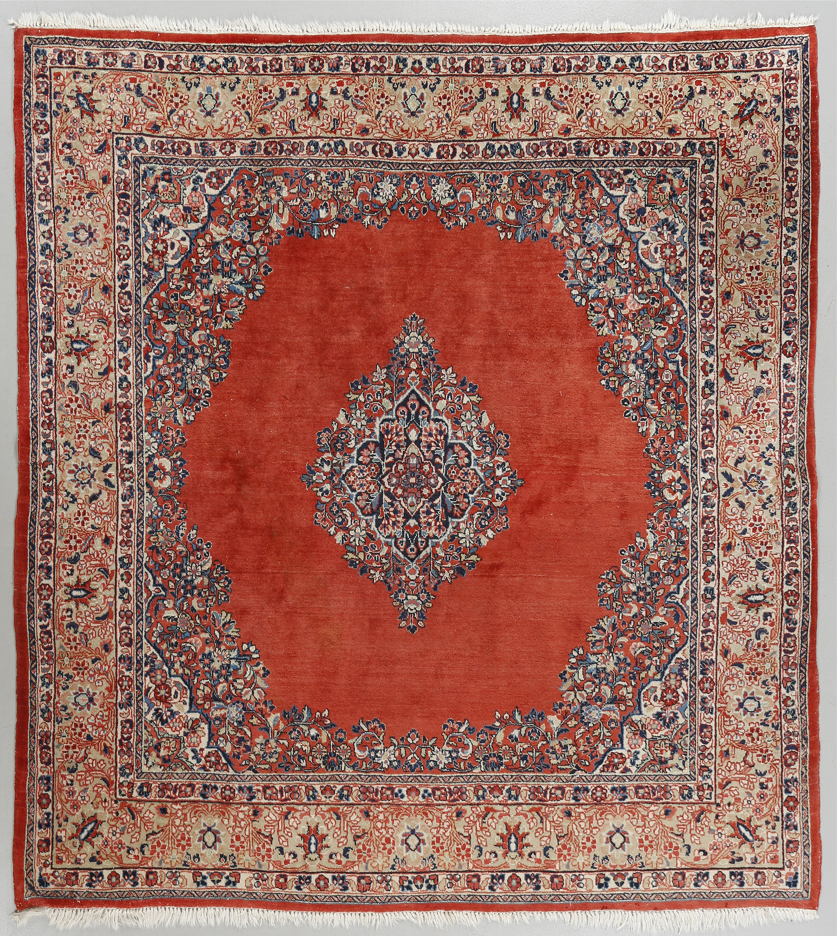A Kirman rug, old, 218 x 210 cm. Bukowskis