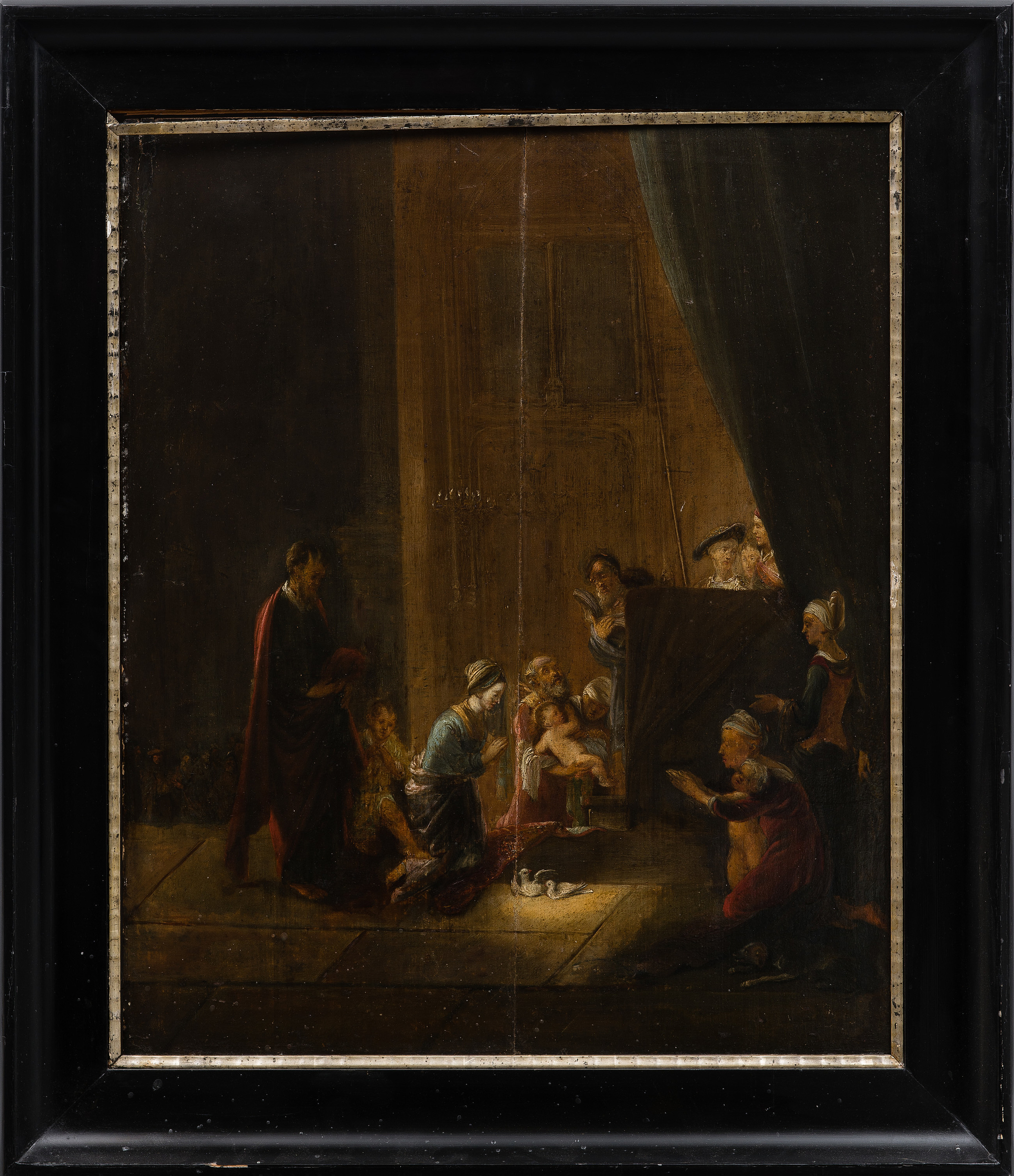 JACOB JACOBSZ DE WET, ATTRIBUTED TO, oil on panel. Bukowskis