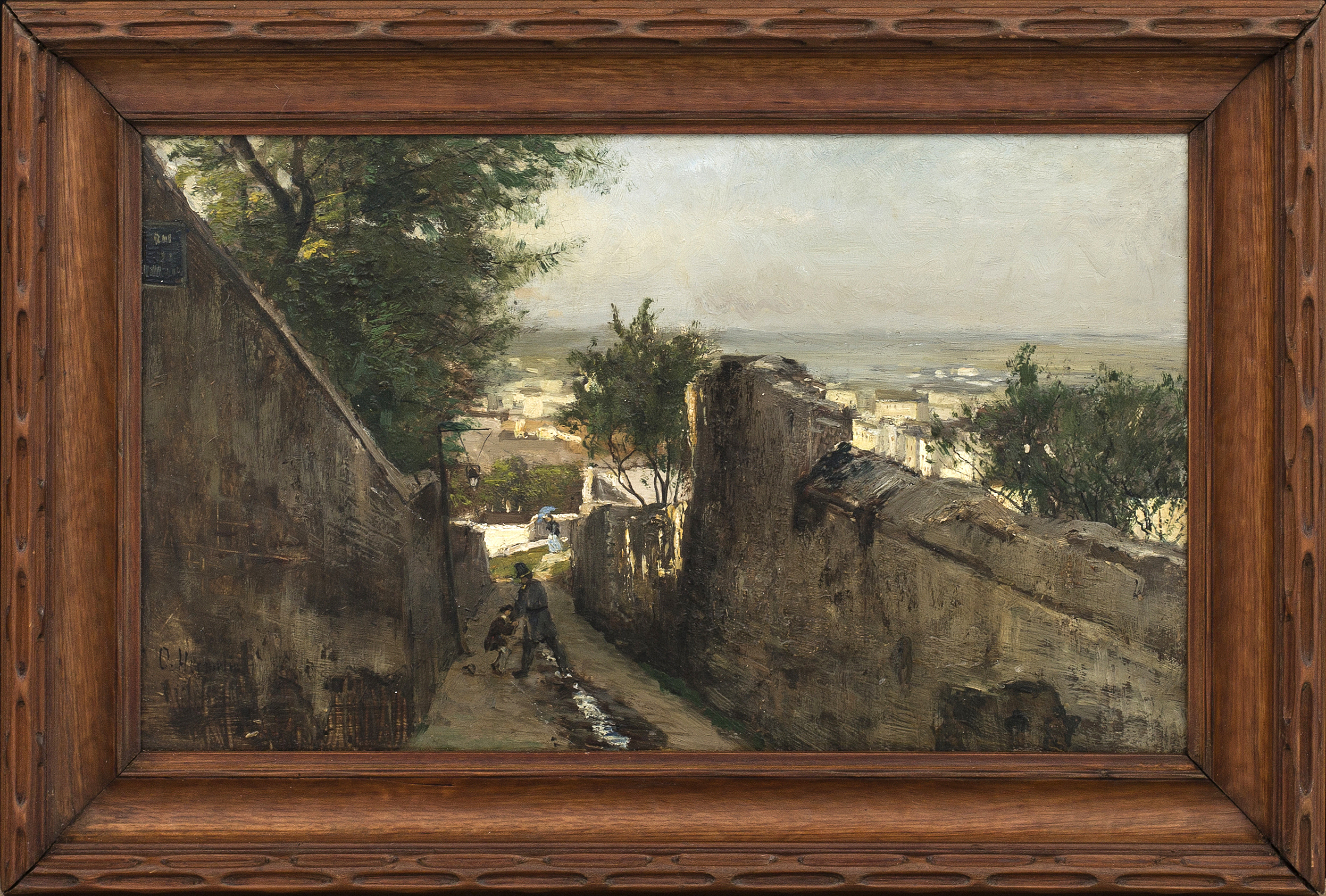 OLOF HERMELIN, oil on board, signed. - Bukowskis