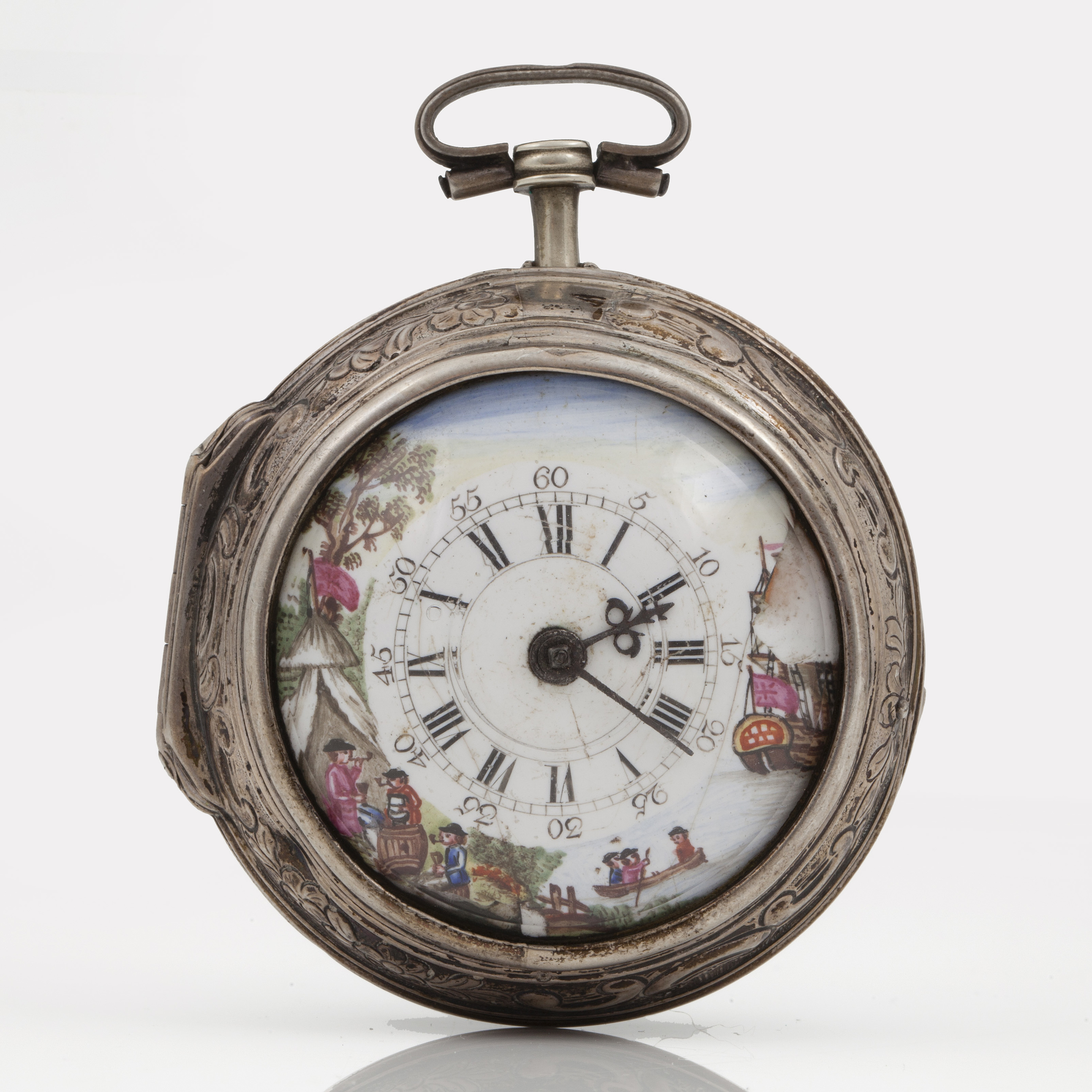 J. WORKE, London, pocket watch, 40 mm, outer case, 49 mm, Bukowskis