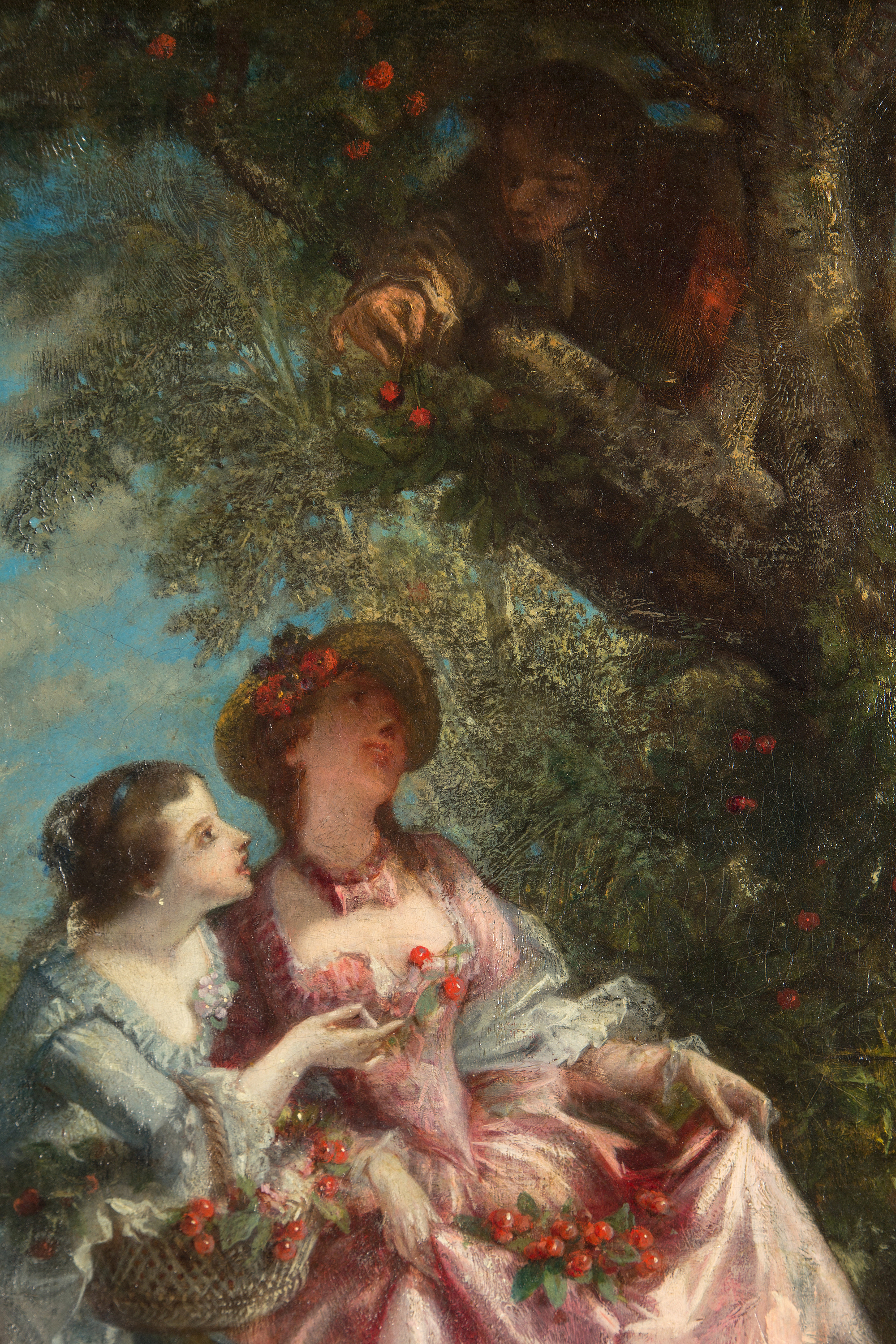 FAUSTIN BESSON, oil on canvas, signed. - Bukowskis