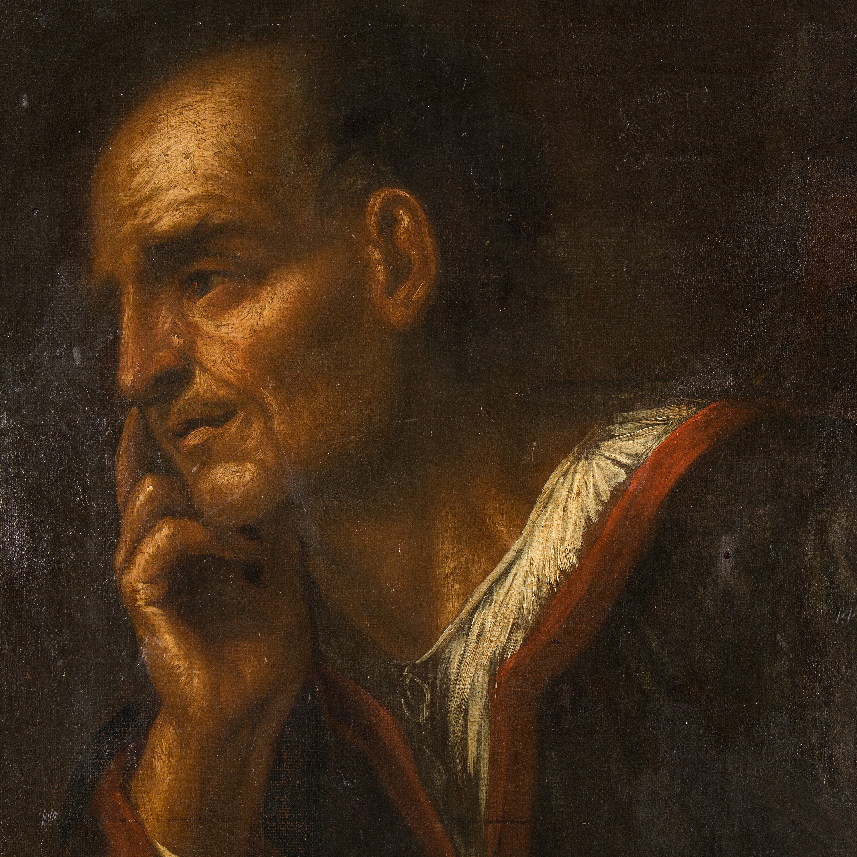 GIUSEPPE RIBERA, kopia efter, olja på duk, 1700-tal. - Bukowskis