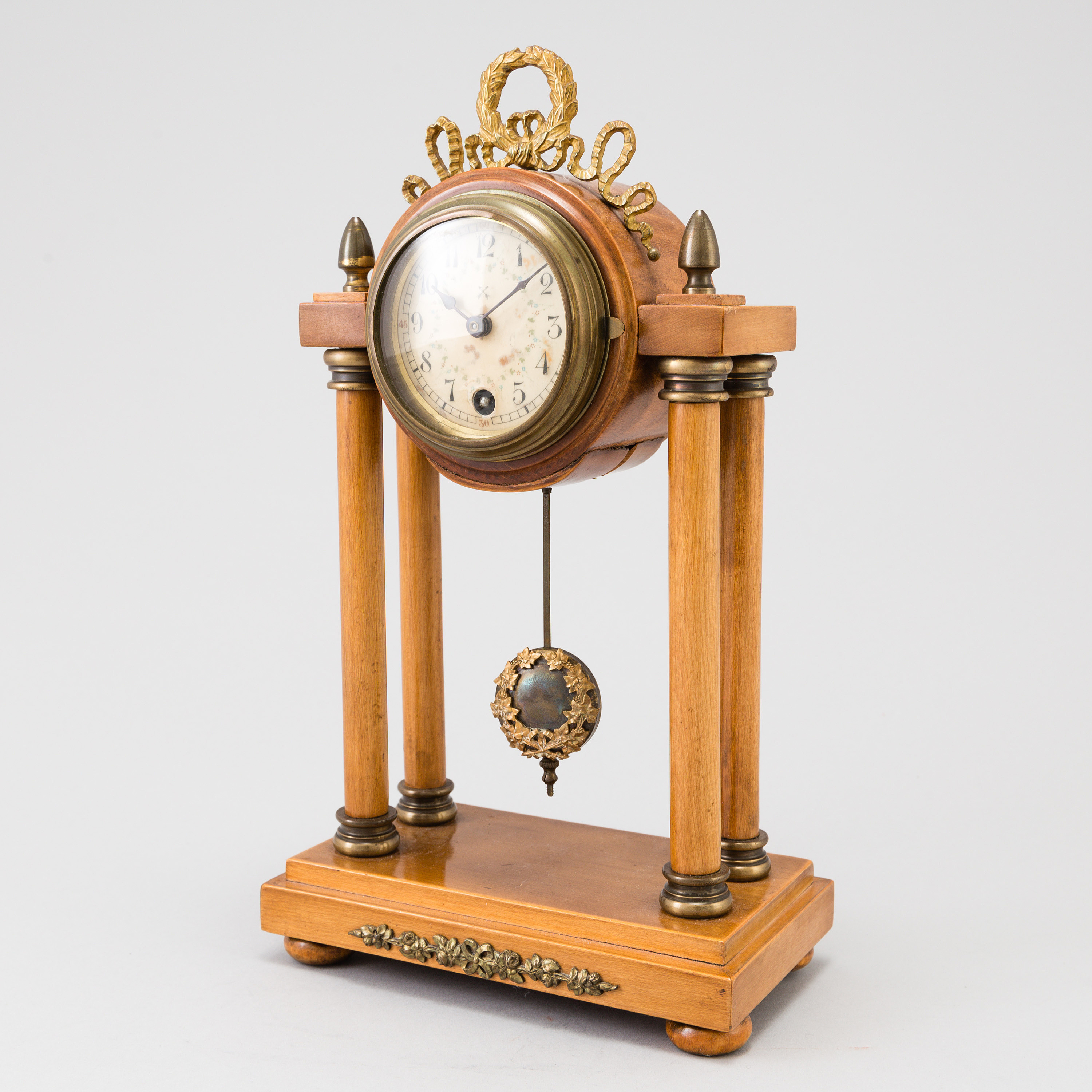 PENDULUM CLOCK, Empire style, early 1900s. Bukowskis