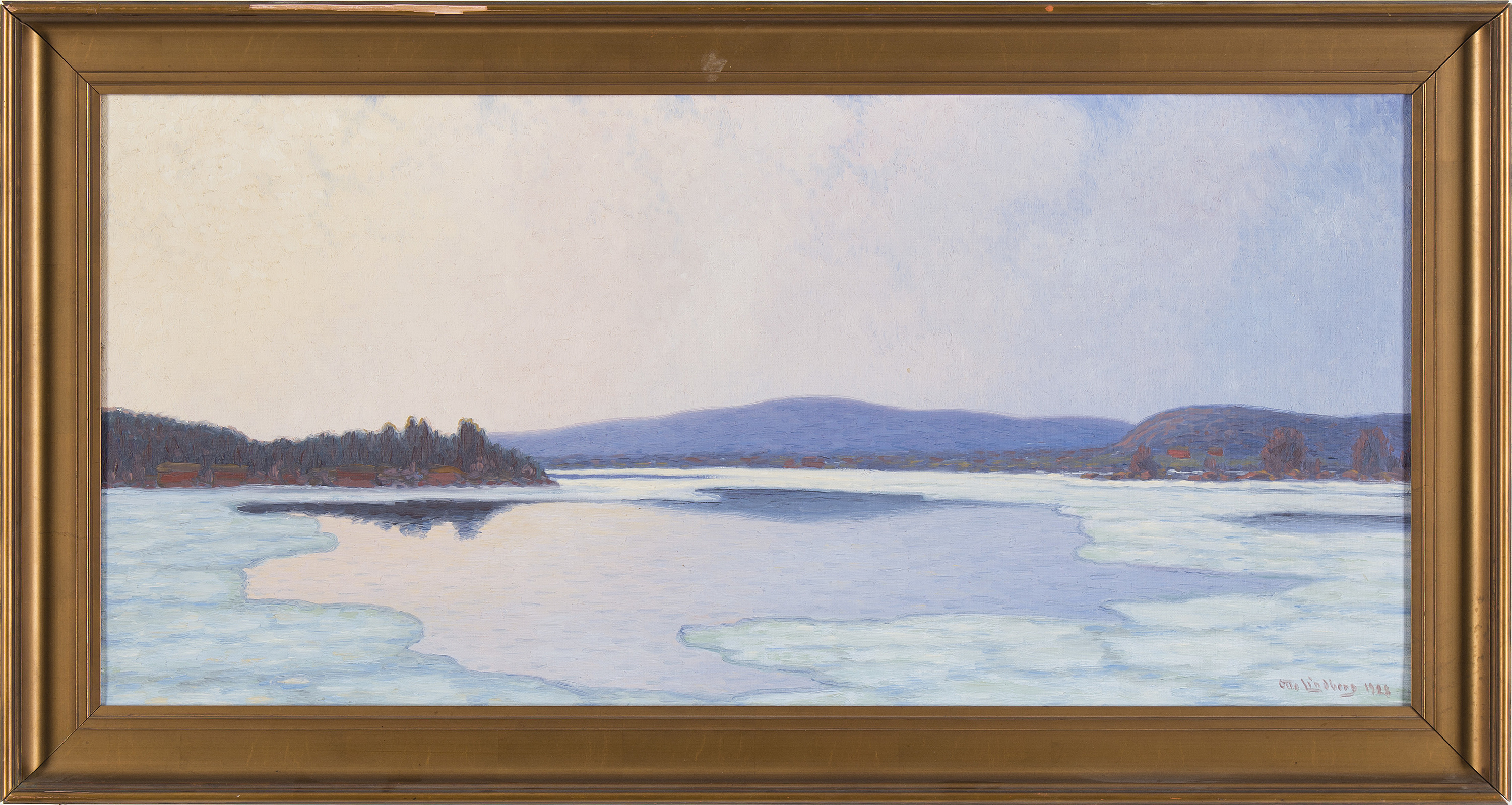 OTTO LINDBERG, duk, signerad Otto Lindberg och daterad 1923. Bukowskis