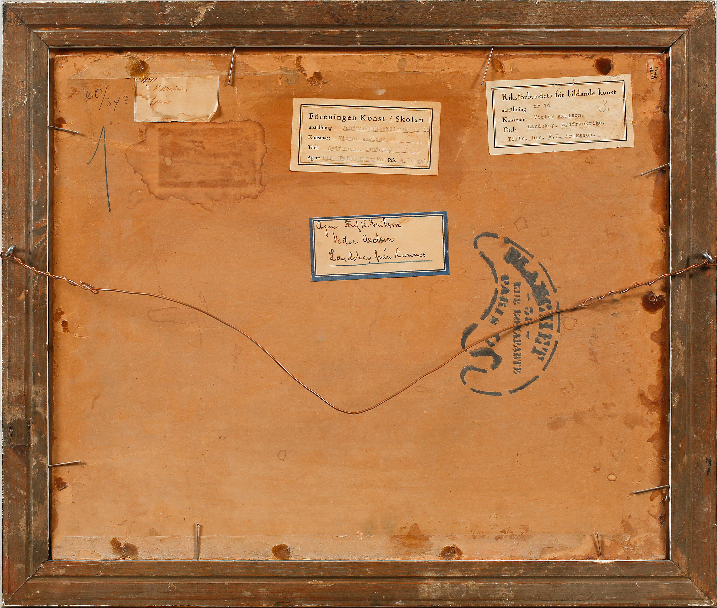 VICTOR AXELSON, oil on panel, signed and dated 21. - Bukowskis