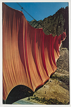 CHRISTO & JEANNE-CLAUDE, offset print, signed and numbered 86/120.