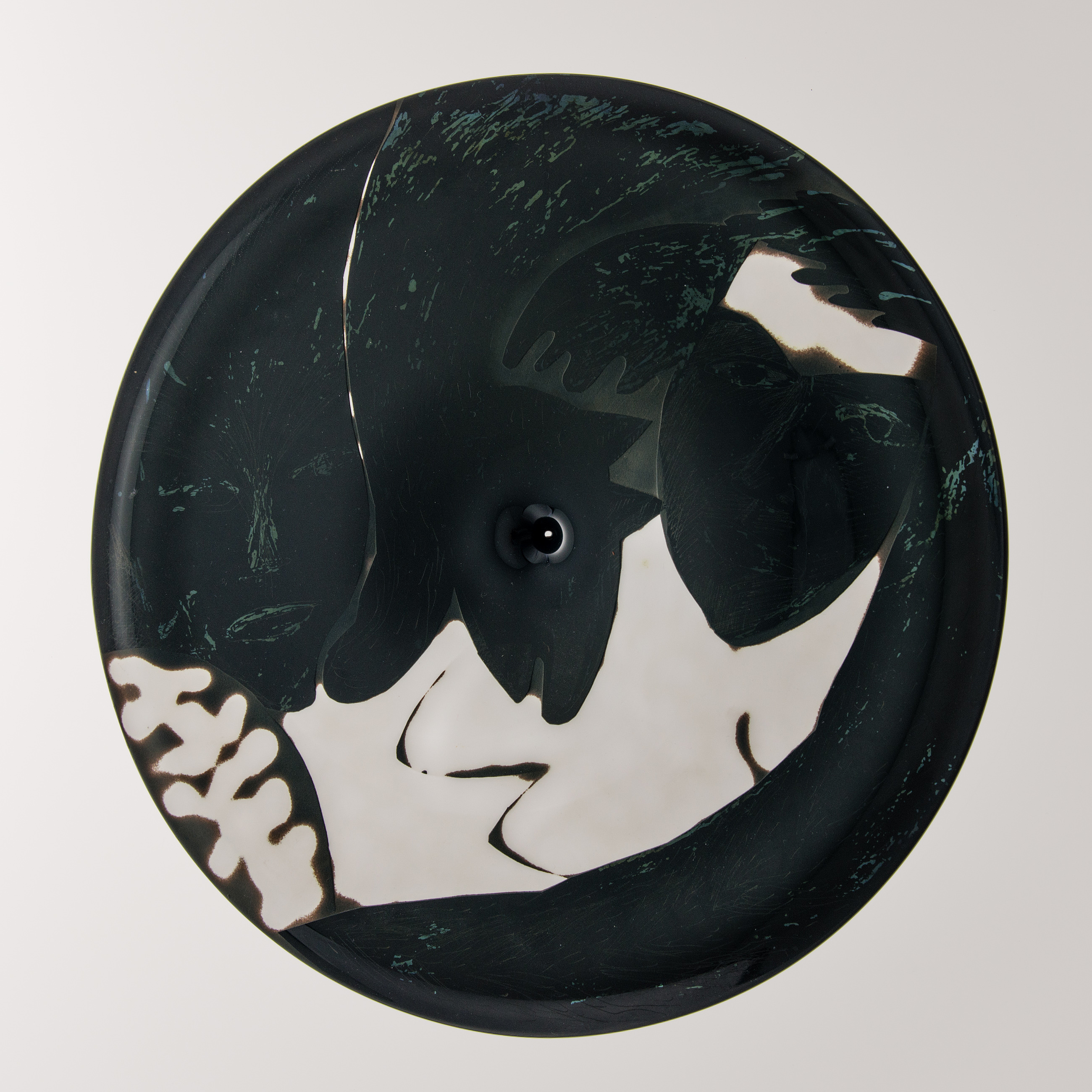 KERTTU NURMINEN, VATI, lasia, signeerattu Kerttu Nurminen Nuutajärvi ...