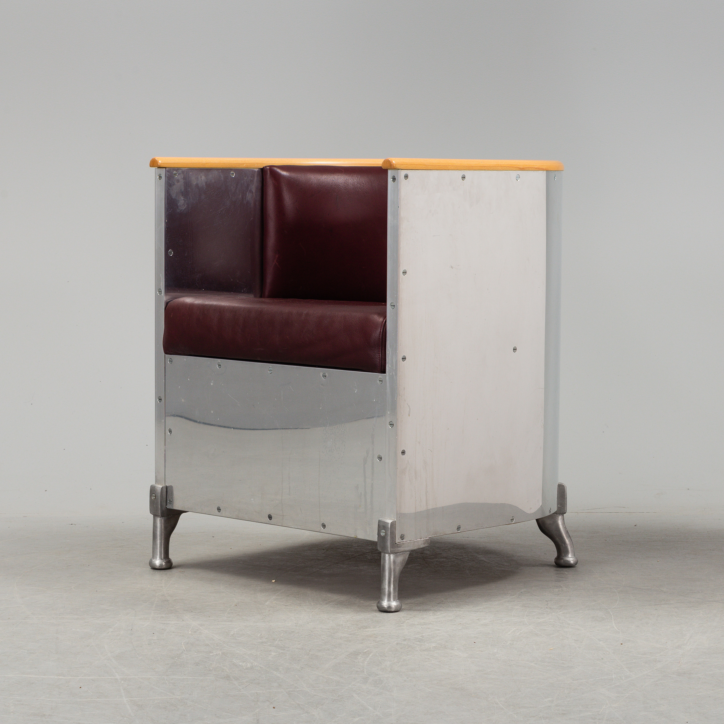 MATS THESELIUS, fåtölj, "Aluminium Chair", Källemo, - Bukowskis