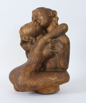 90005. FIGURIN, gjutmassa, orientalisk.