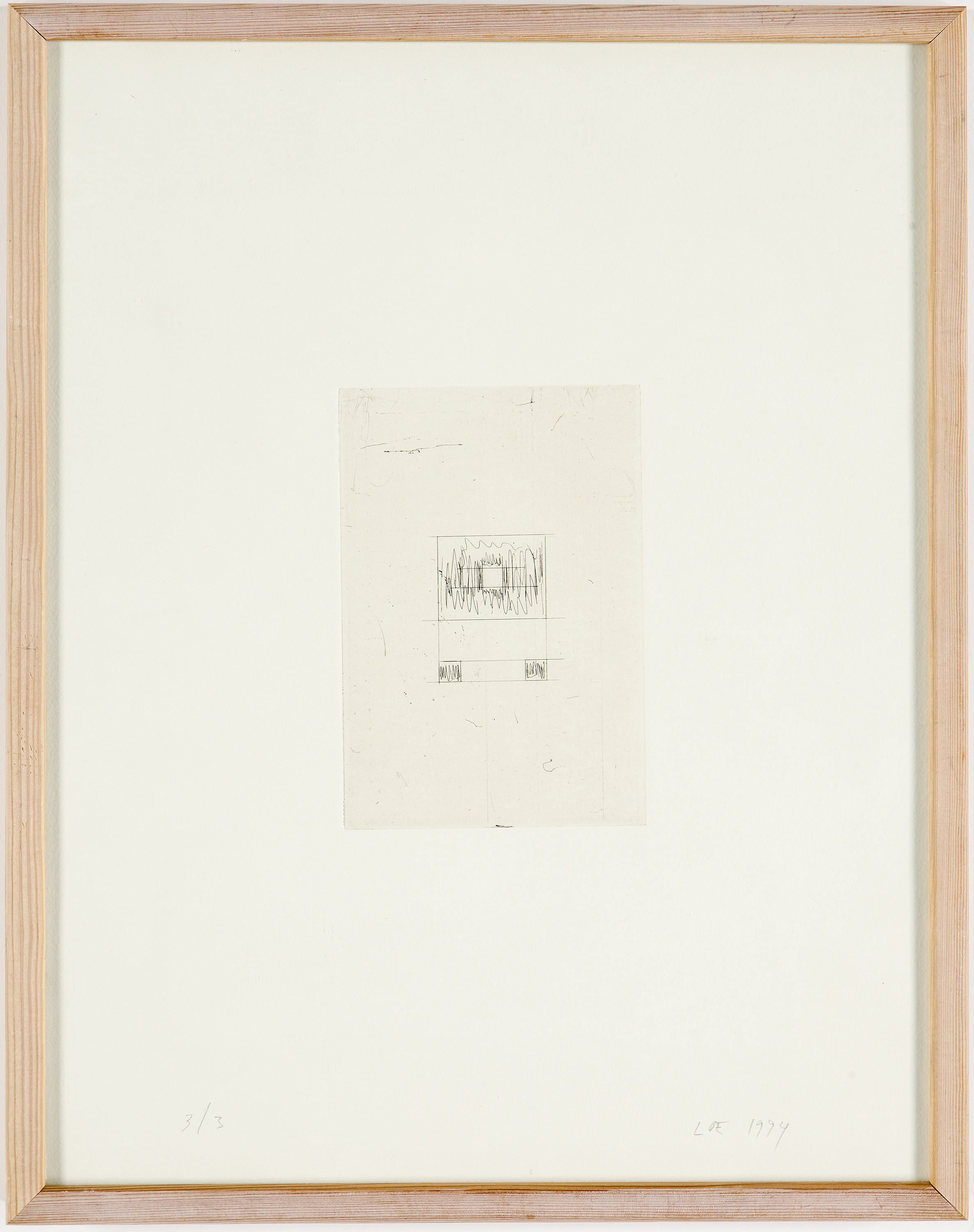 LARS OLOF LOELD, a etching, signed and dated 1994 numbered 3/3. - Bukowskis
