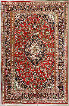 A Keshan rug, old, 293 x 194 cm.