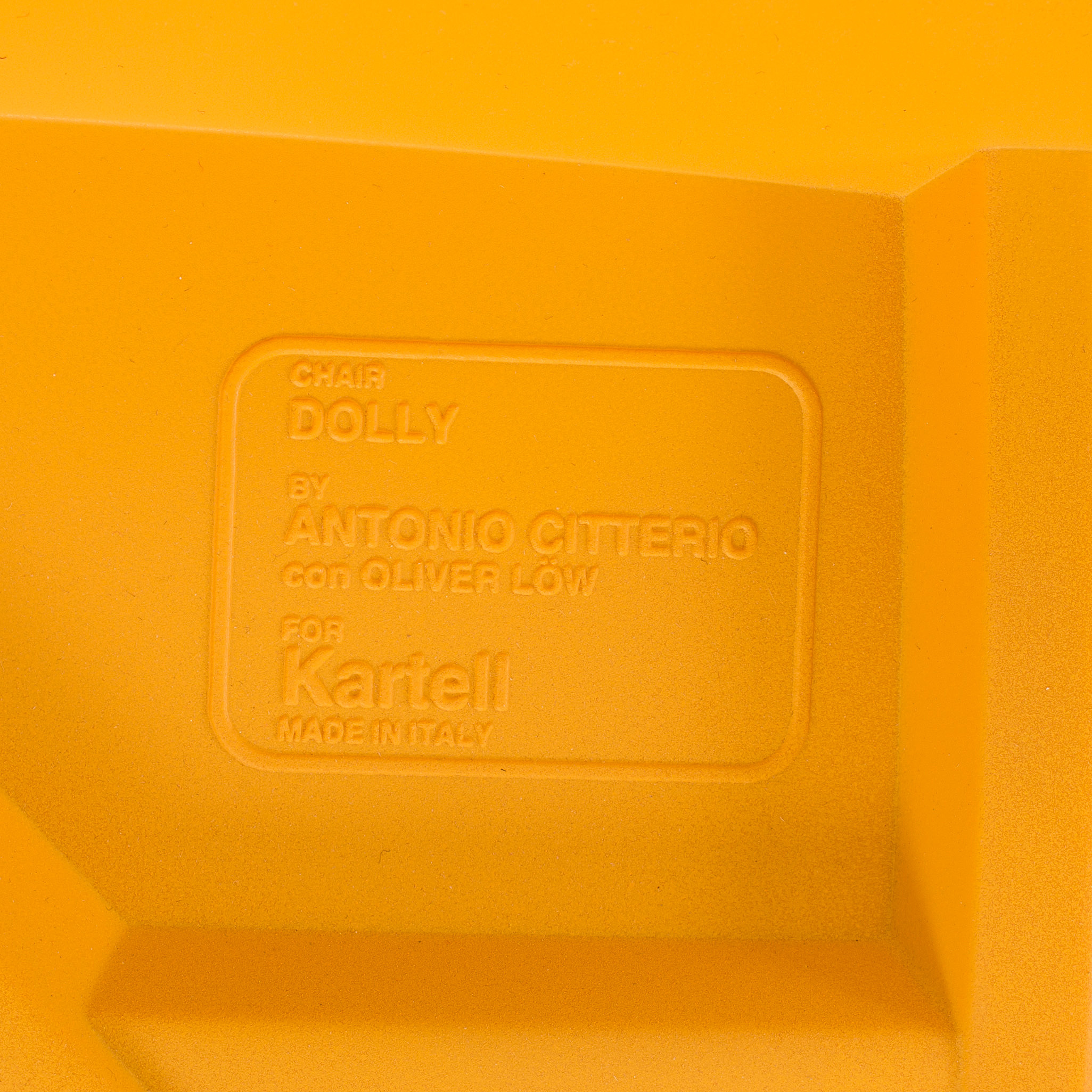 Six Italian Antonio Citterio plastic "Dolly" chairs from Kartell