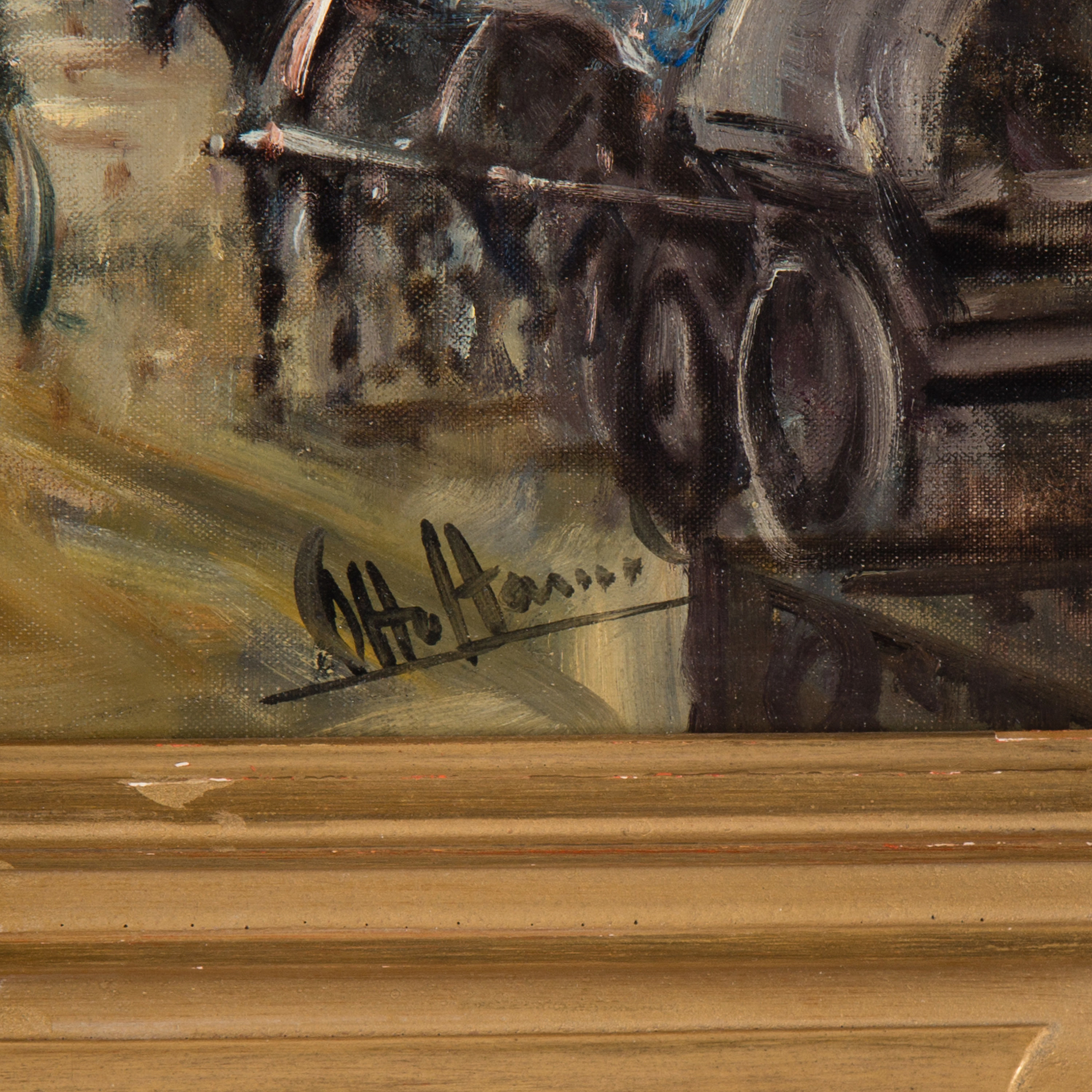 OTTO HAMEL, oil on canvas, signed. Bukowskis