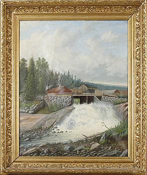 UNKNOWN ARTIST, oil on canvas, signed and dated 1892. - Bukowskis