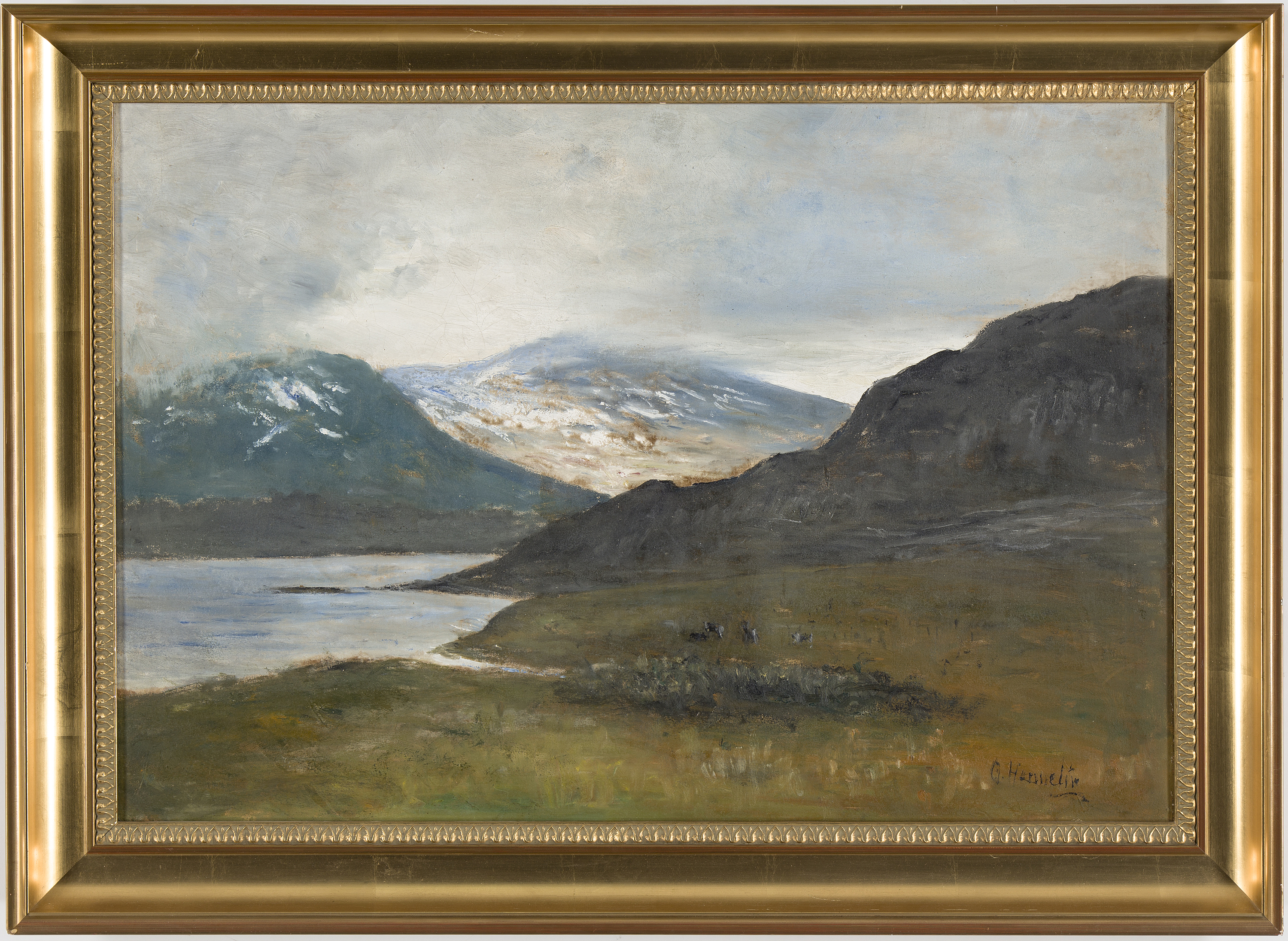 OLOF HERMELIN, olja på duk, signerad O. Hermelin. Bukowskis