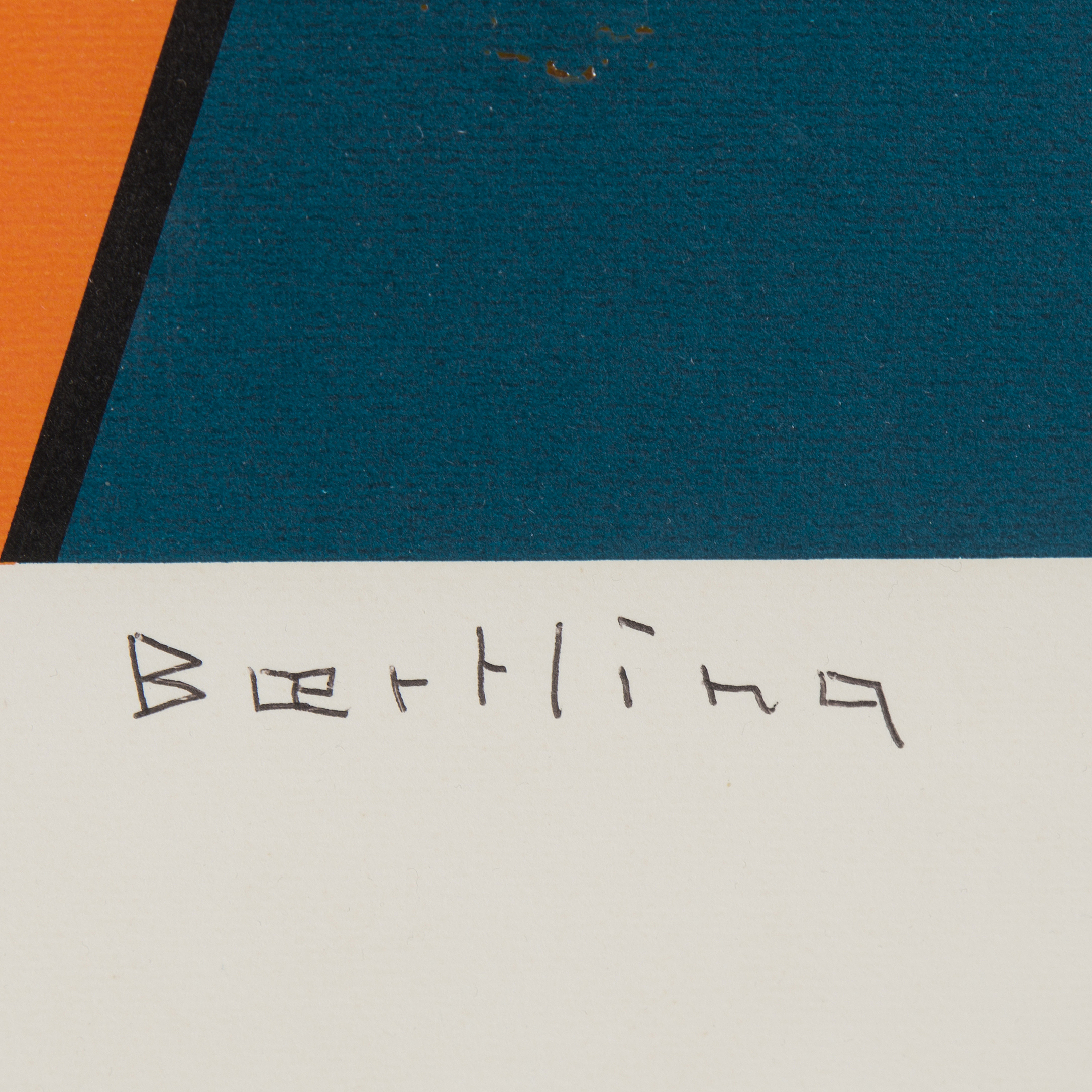 OLLE BAERTLING, silkscreen on paper EA edition, signed and dated 1959