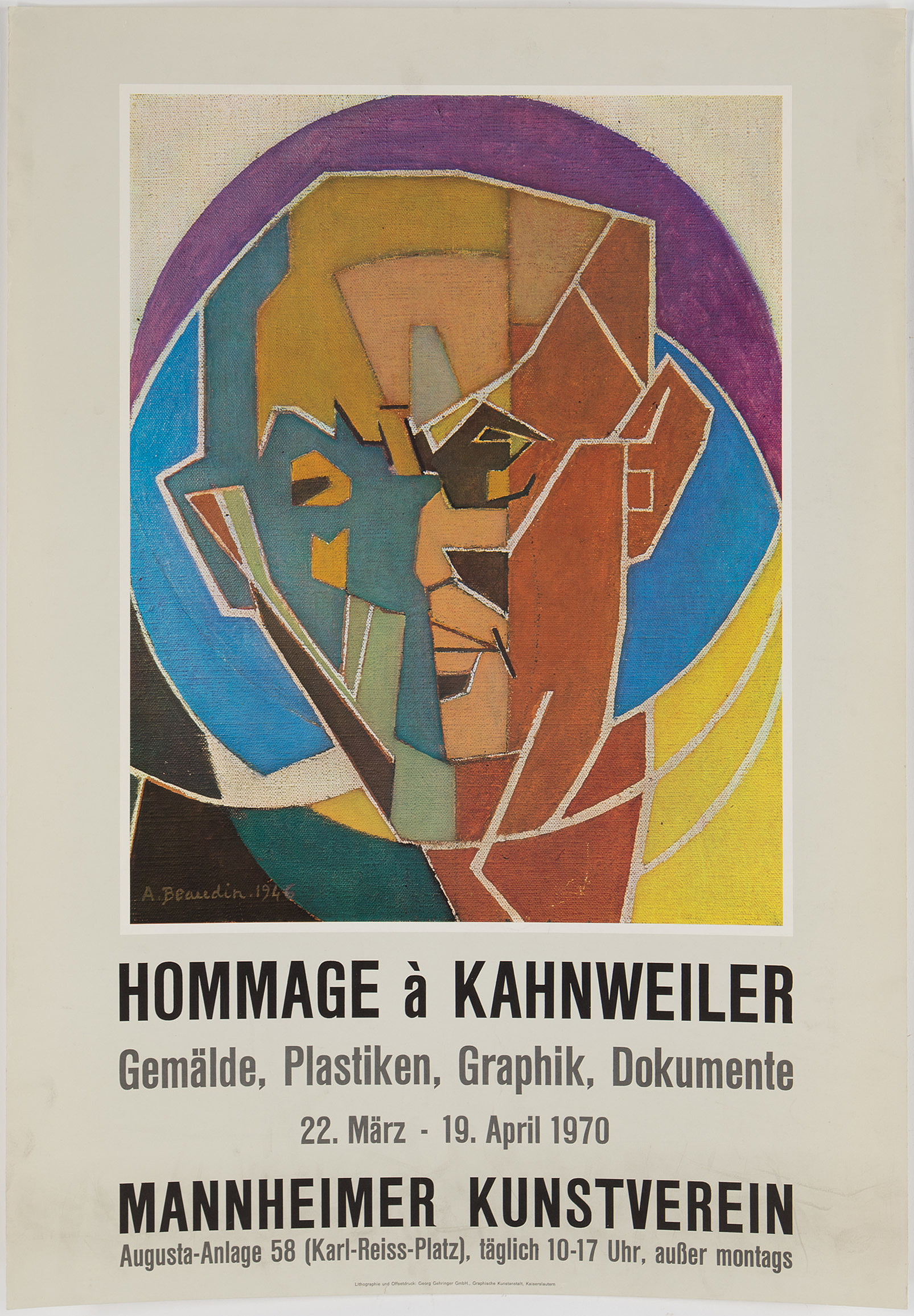 Exhibition Poster Maeght, 1960 - Peintres-Illustrateurs