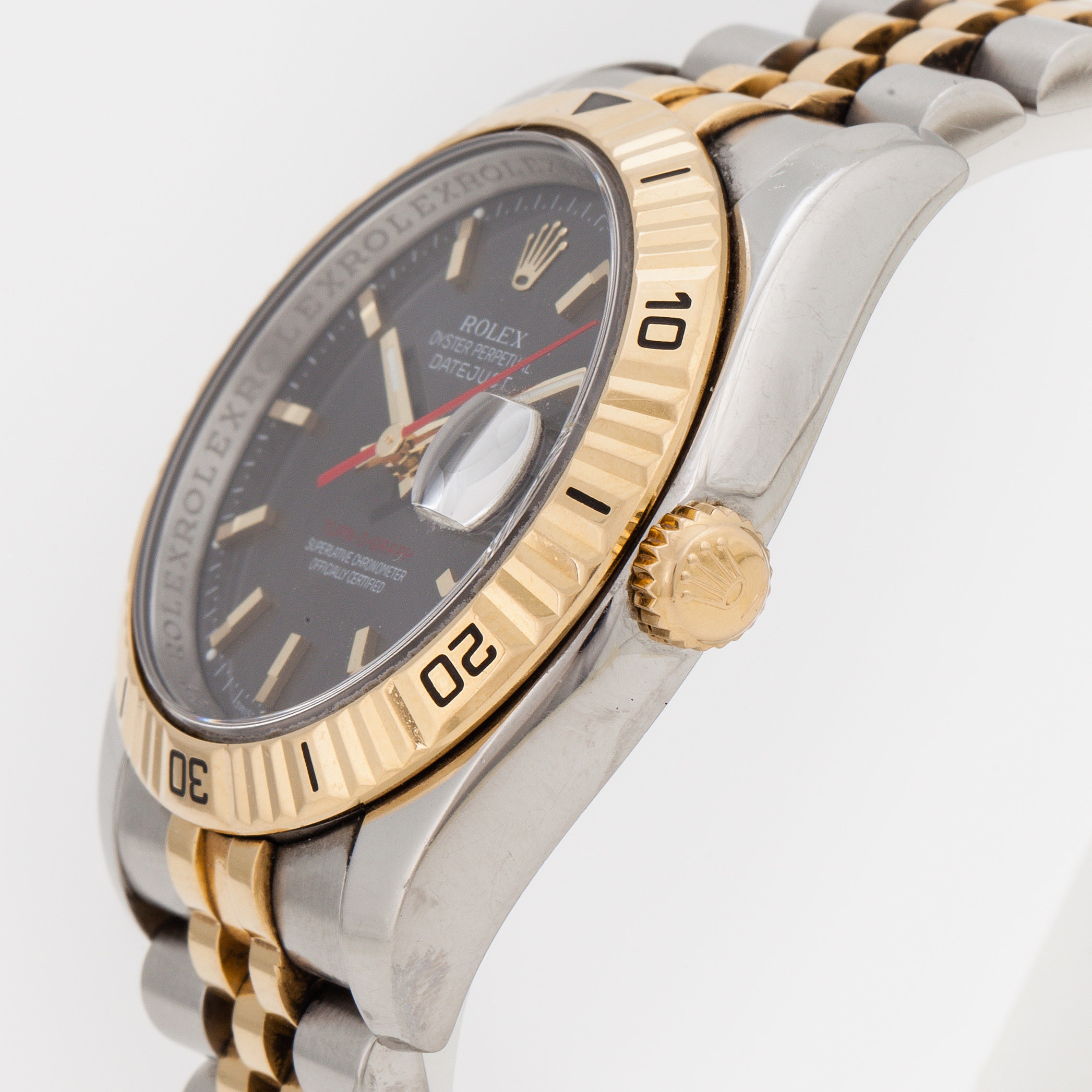 ROLEX, Oyster Perpetual, Datejust, TurnOGraph, Chronometer, armbandsur, 36 mm, Bukowskis