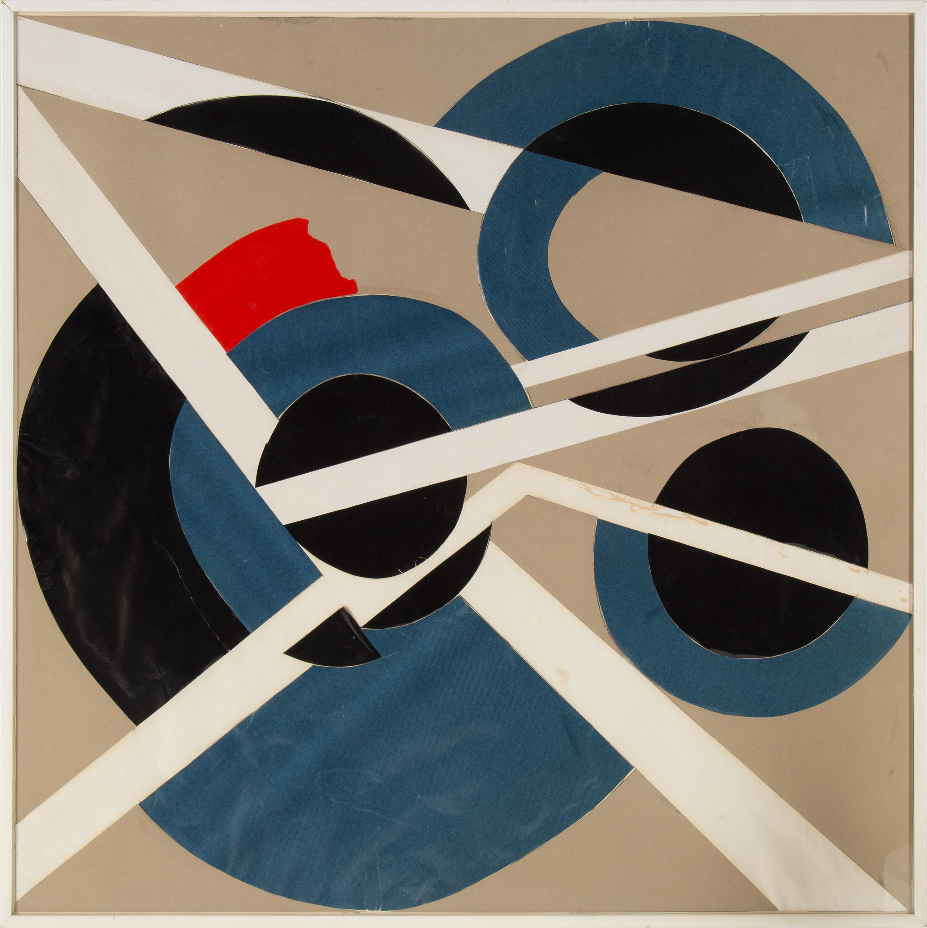 Lars Rolf LARS ROLF, collage, signerad a tergo. - Bukowskis