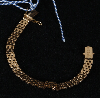 9169. ARMBAND, 18K guld.