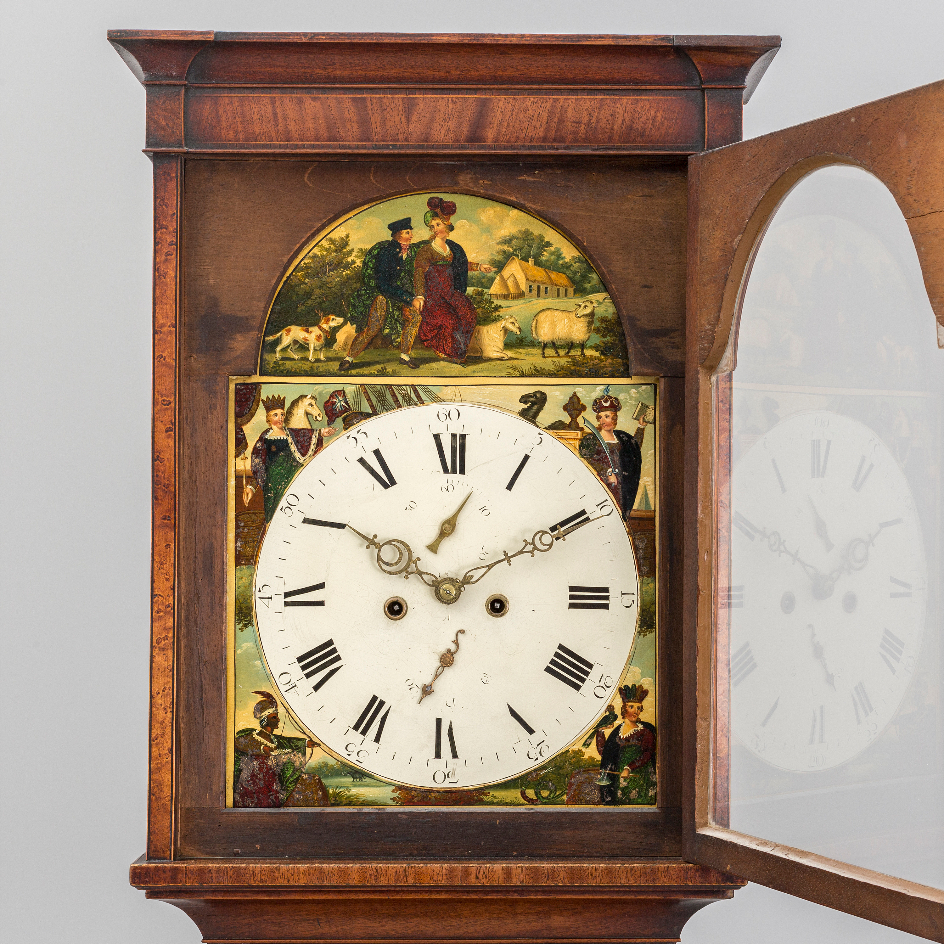 A GRANDFATHER CLOCK, England, first half of the 19th century. Bukowskis