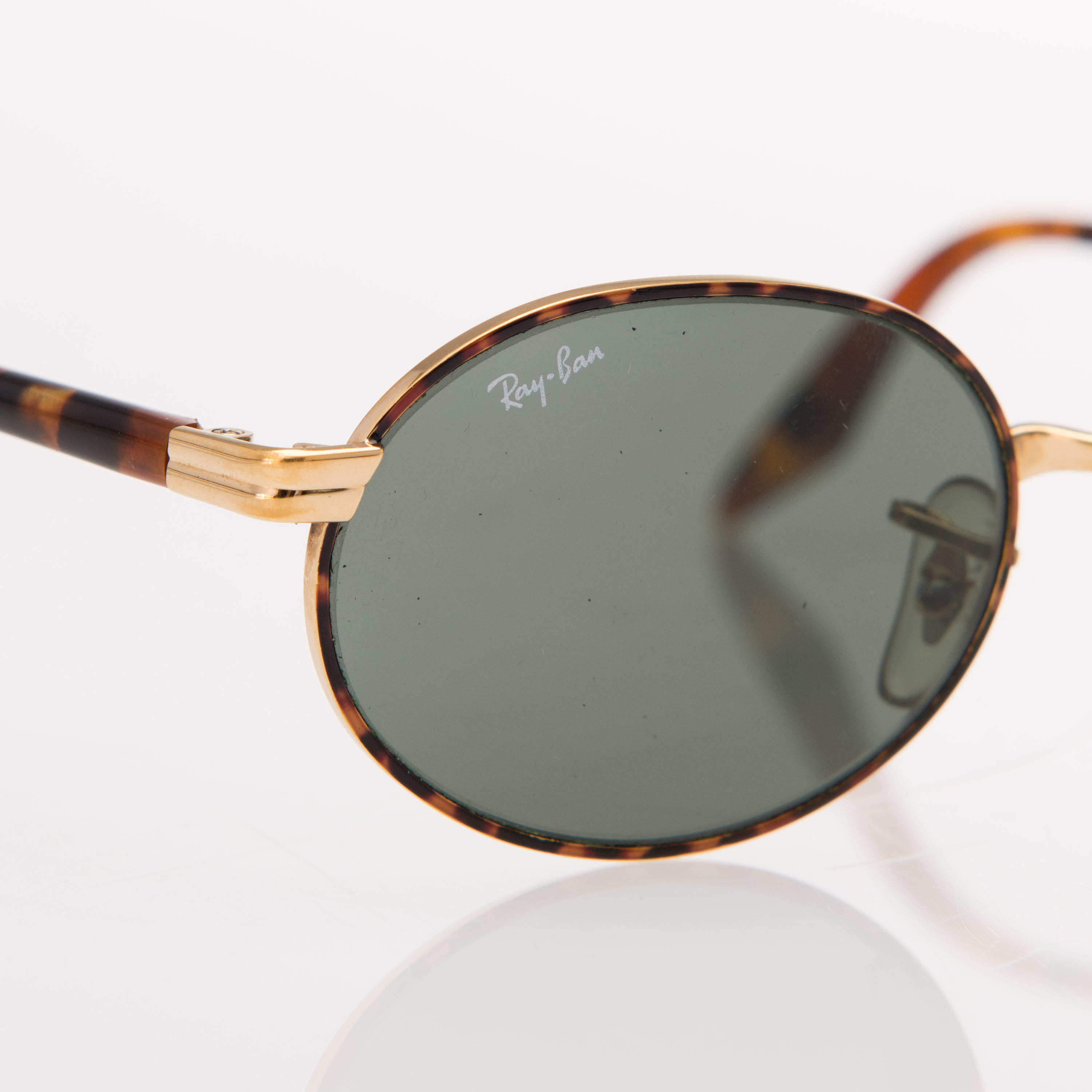 RAY-BAN W2188 SIDESTREET Crosswalk Oval Tortoise Vintage Sunglasses B\u0026L -  B63 EUR 71,24 - PicClick FR
