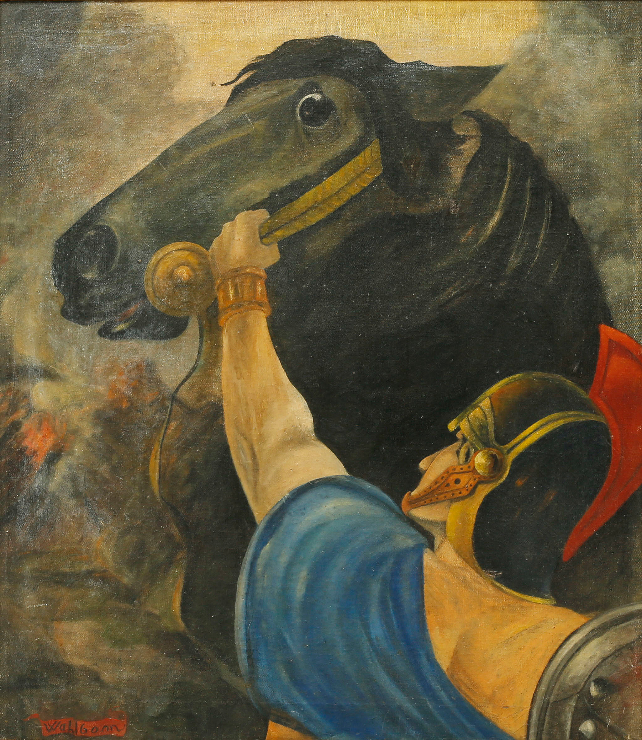 CARL WAHLBOM, olja på duk, signerad. Bukowskis