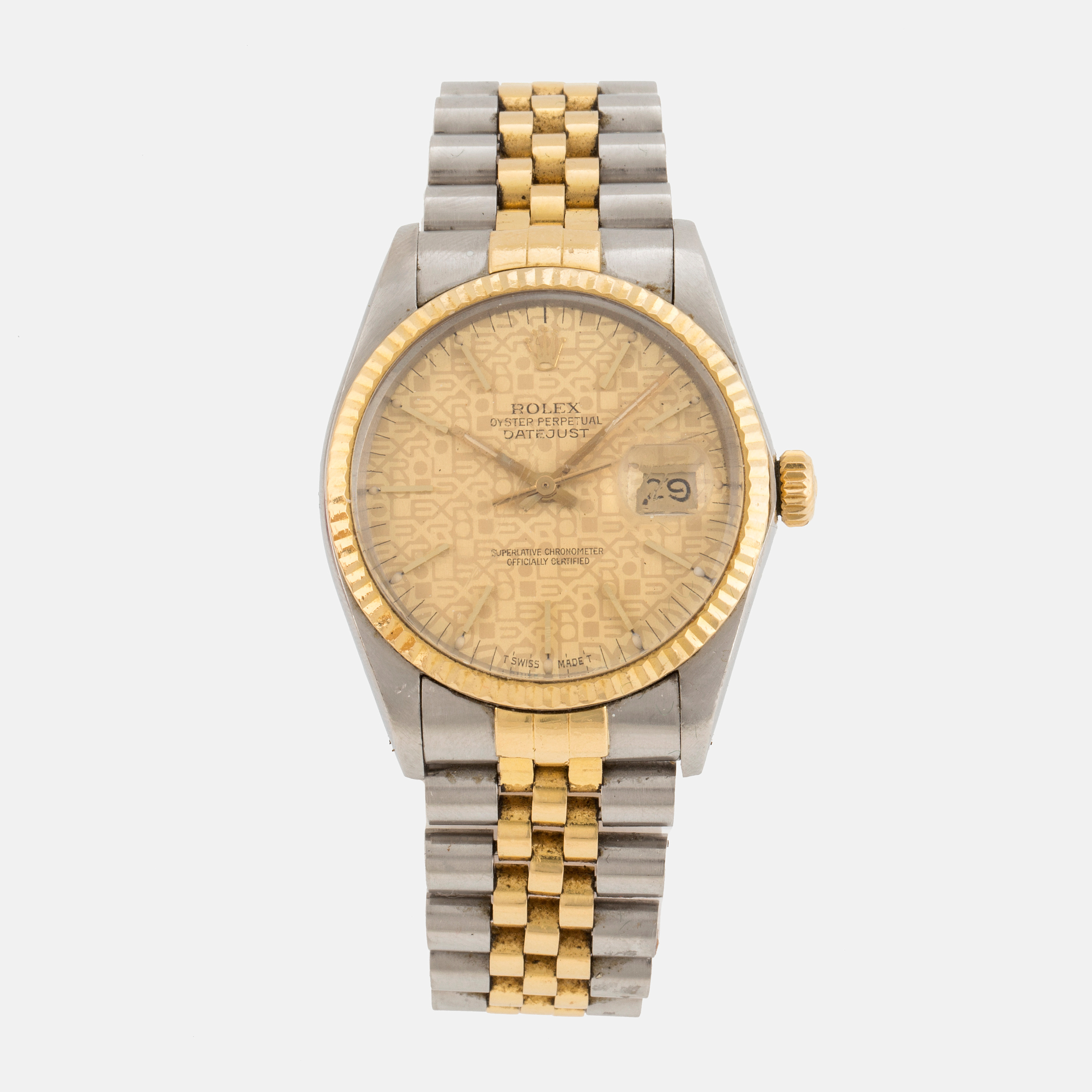 ROLEX, Oyster Perpetual, Datejust, Chronometer, armbandsur, 36 mm, Bukowskis