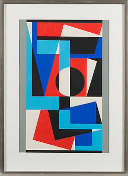 LARS-GUNNAR NORDSTRÖM, serigraph, signed, marked H.C. and dated -78.