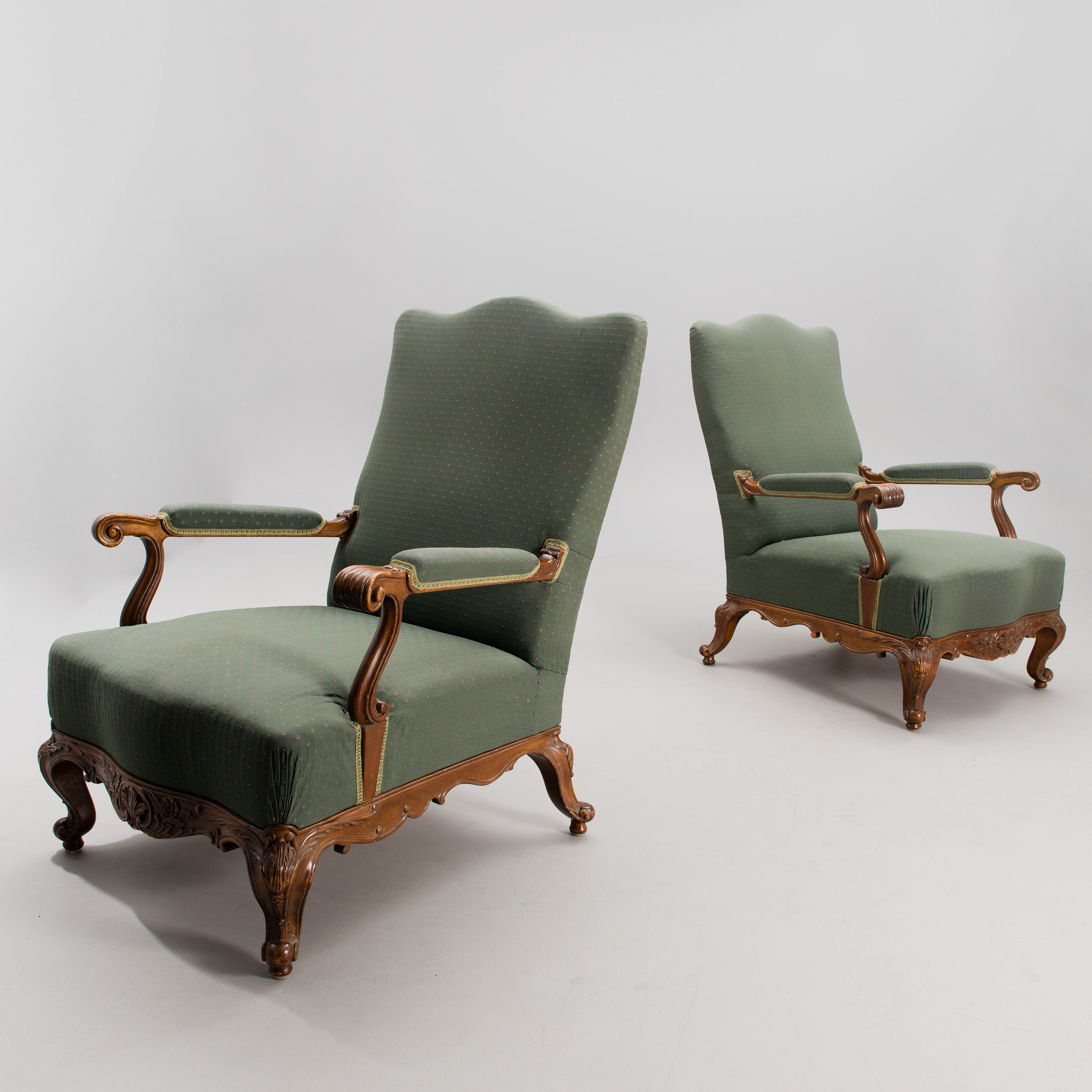 An Early 20th Century Open Arm Chairs Bukowskis
