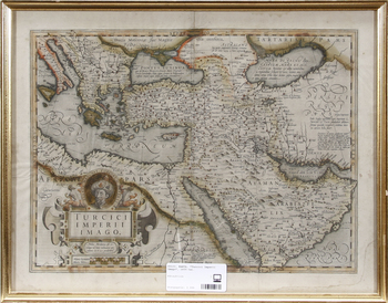93133. KARTA, Turcici Imperii Imago, 1600-tal.