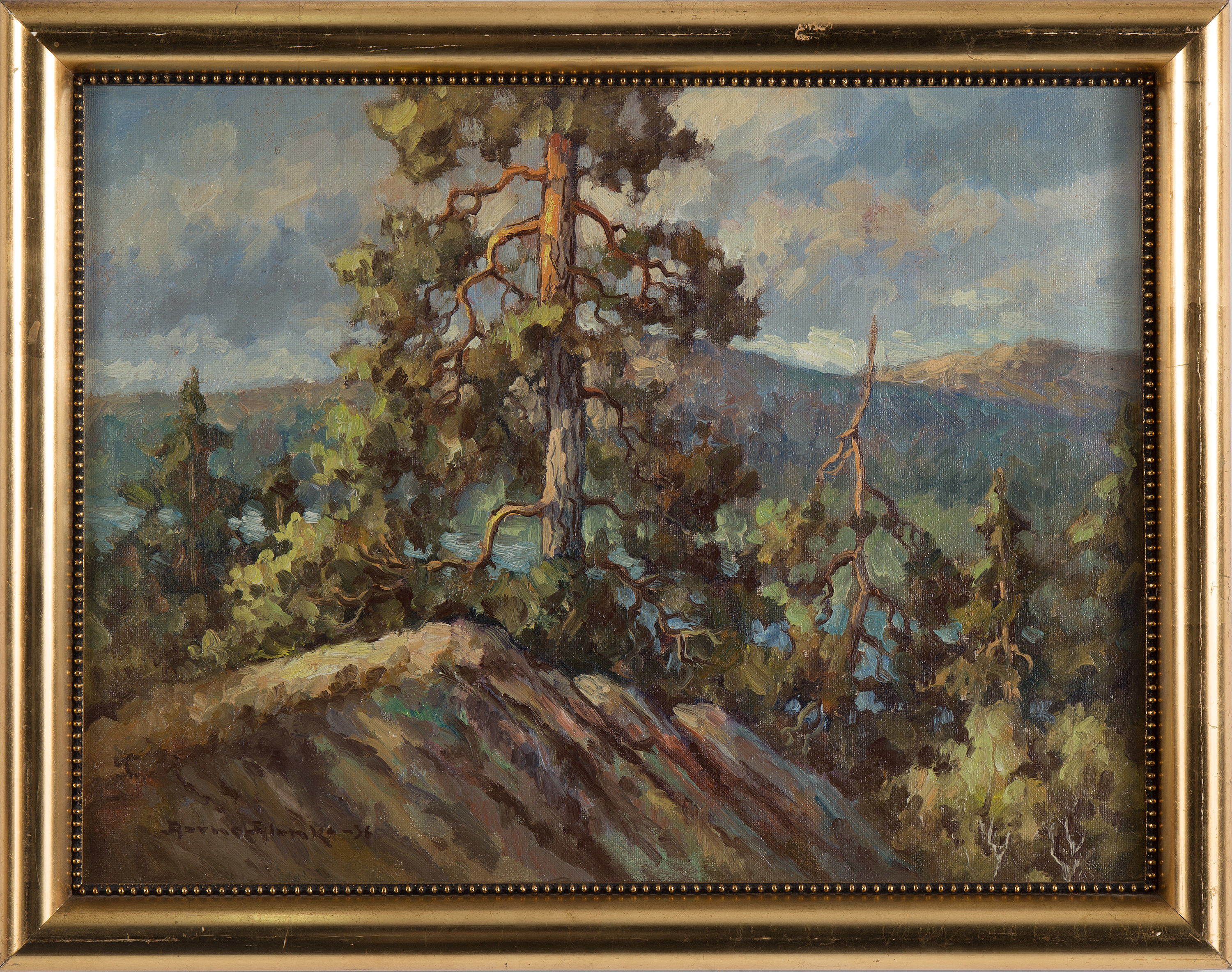 AARNE ALANKO, oil on canvas, signed and dated -36. - Bukowskis