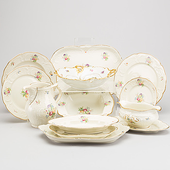 A 56 piece porcelain "Sanssouci" dinner service, Rosenthal, Germany.