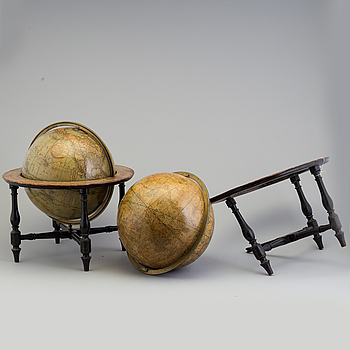 Cary's New Terrestial and 
Celestial Globes, early 19th century.