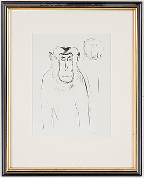 EDVARD MUNCH, litografi, signerad med blyerts.