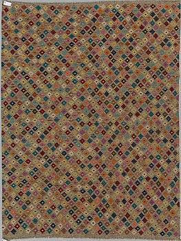 An oriental kilim, around 285 x 215 cm.