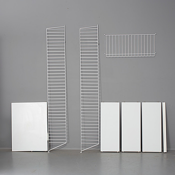 NILS STRINNING, A shelf system by NILS STRINNING, "String", 21th century.