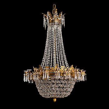 An early 19th century Russian chandelier.