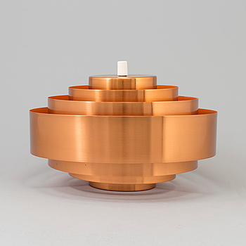 a copper ceiling light by Fog & Mörup Denmark.