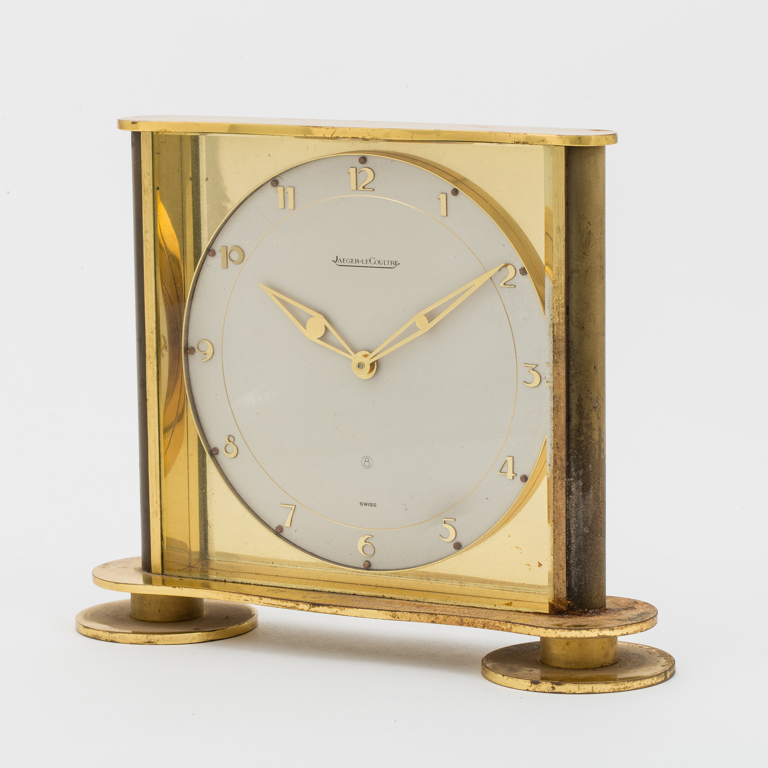 JAEGERLeCOULTRE, table clock, 170 x 140 x 50 mm, Bukowskis