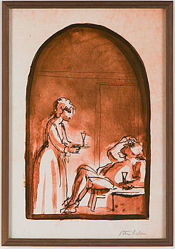 PETER DAHL, PETER DAHL, lithograph in colours, 1984, signed in pencil.