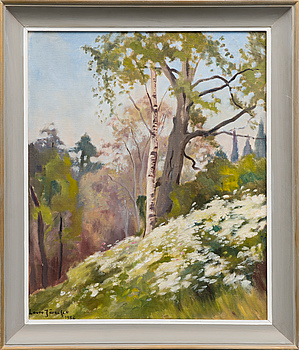 oil on canvas, signed and dated 1956.