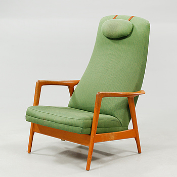 A lounge chair by Alf Svensson for Dux, 1960s.