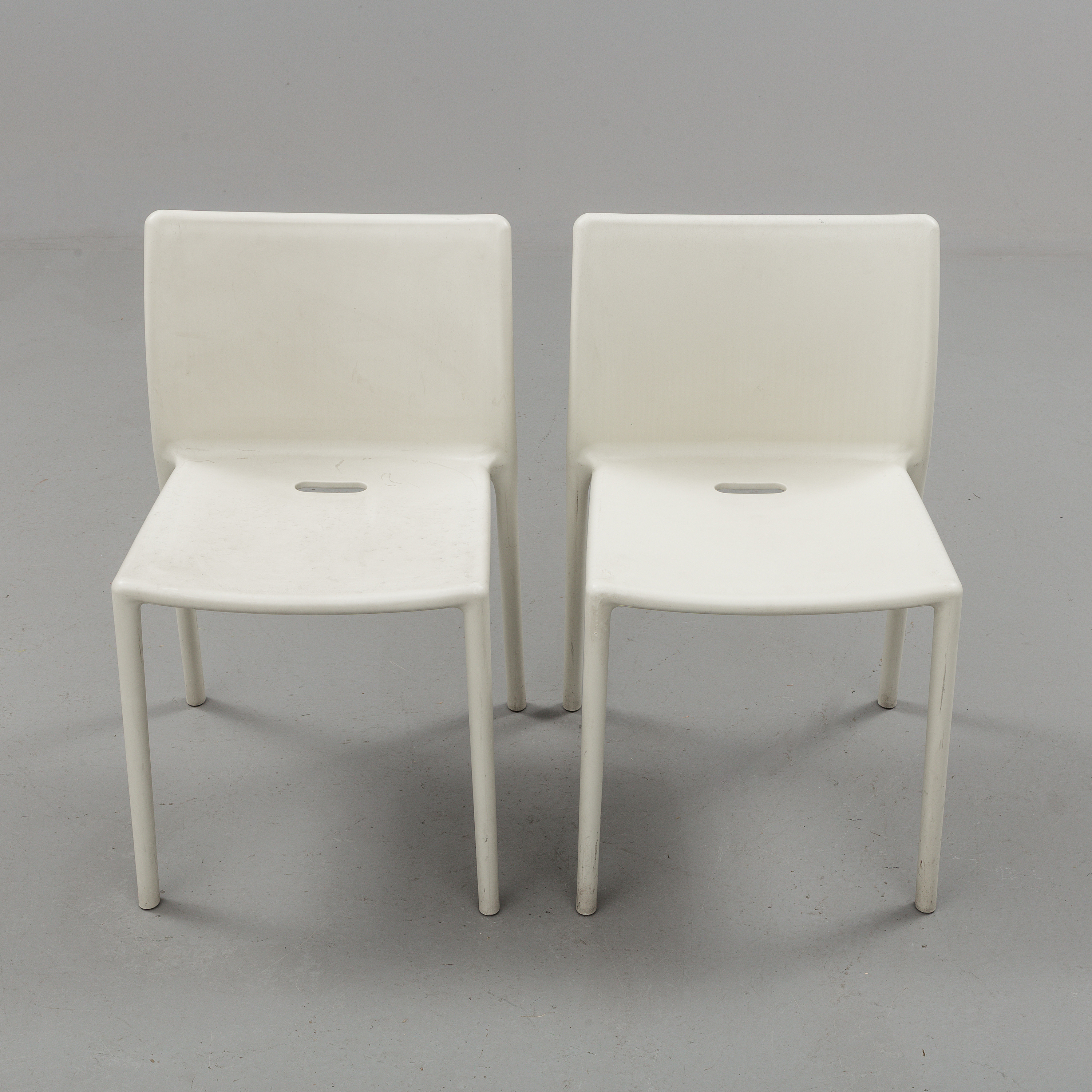A set of Jasper Morrison "AirChair" from Magis, Italy, designed 1999