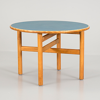 A table and two chairs, by "BA-serien", Stephan Gip, Herbert Andersson, Gärsnäs, 1960s.