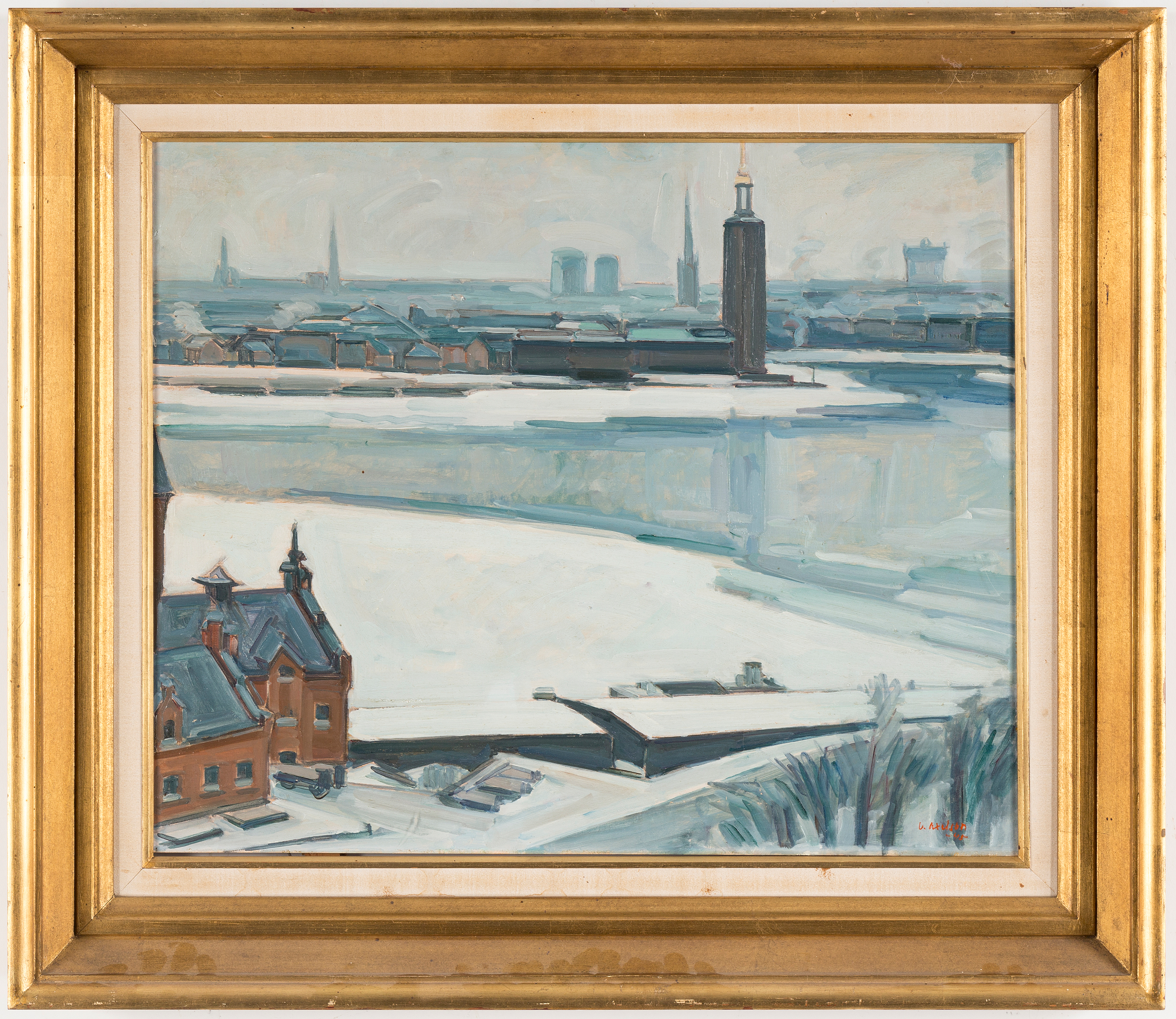 VICTOR AXELSON, oil on panel, signed. - Bukowskis