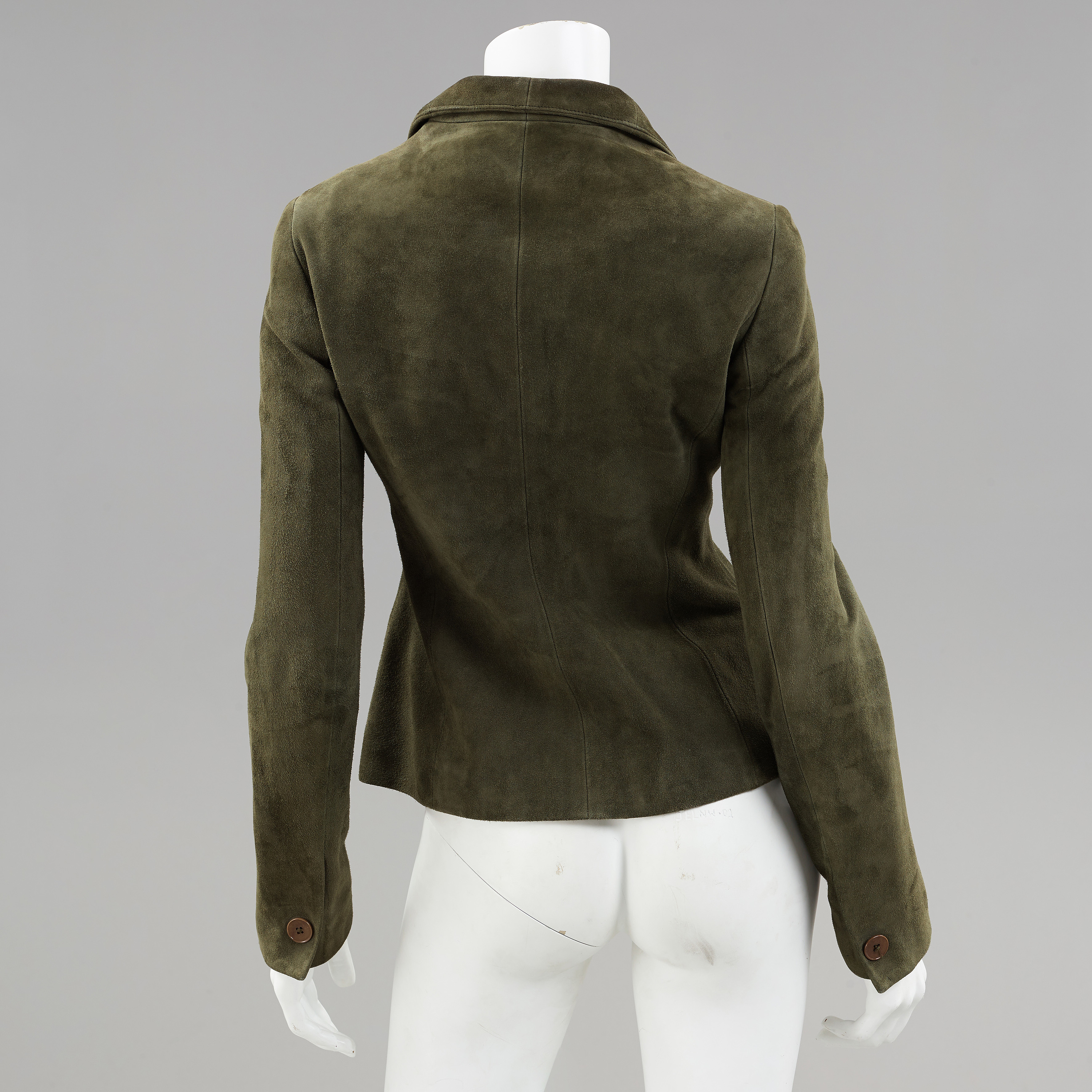 olive green suede jacket